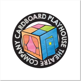 Cardboard Playhouse Round Logo Posters and Art